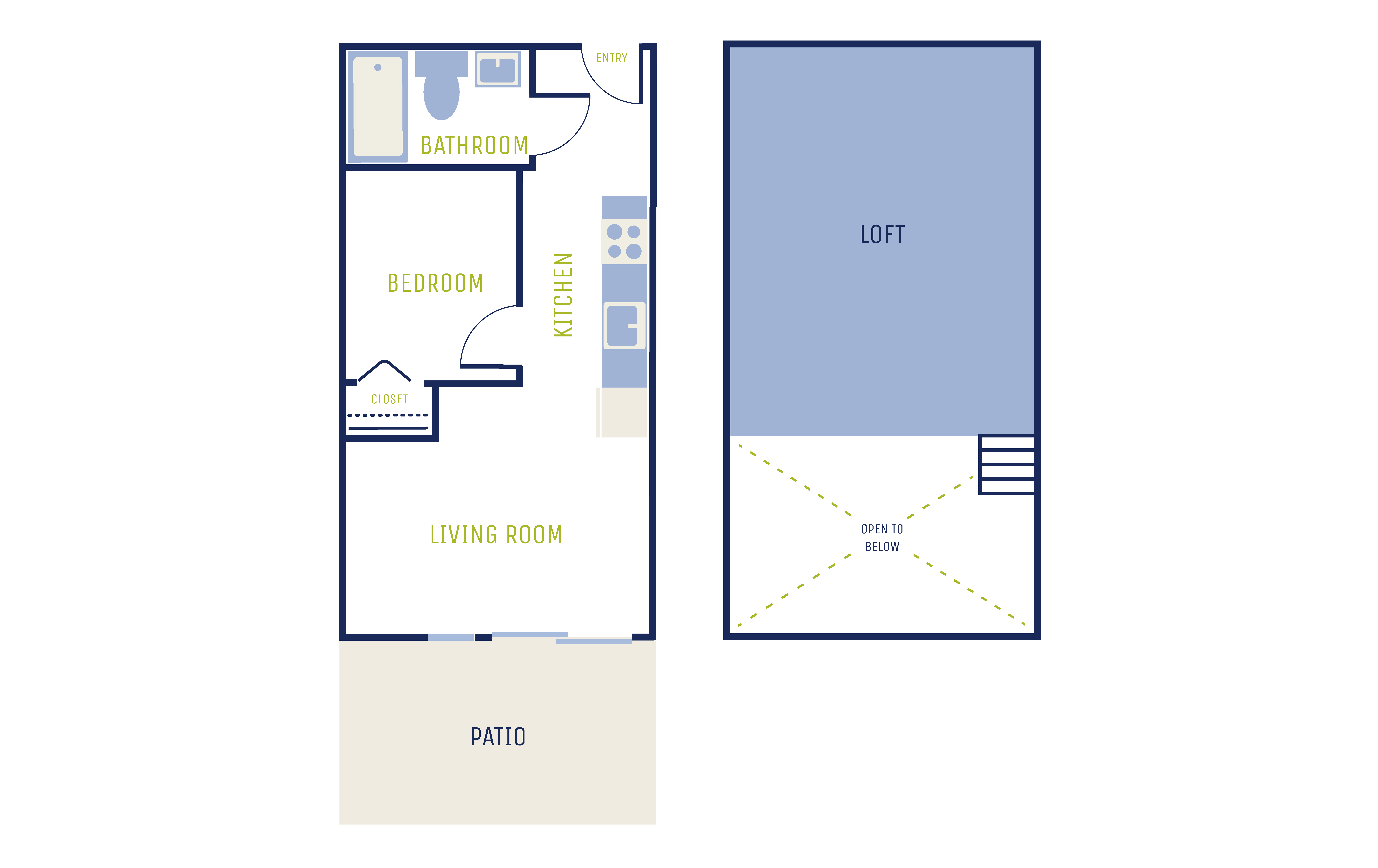 1x1 Loft G - Affordable
